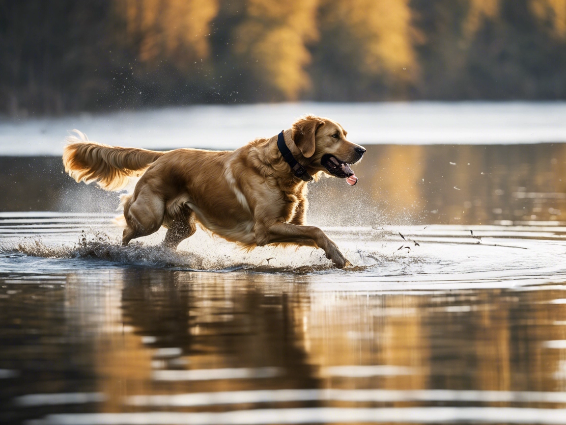 Retriever stamina building for hunting